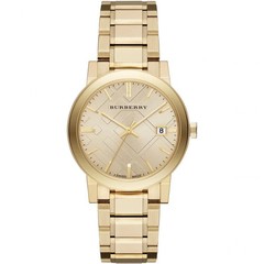 Burberry BU9033 Mens The City Steel Gold Watch
