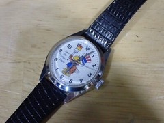 Sam the Olympic Eagle Manual Wind Wristwatch runs