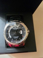 EDOX 83006 3CA NIN Grand Ocean Automatic Black Dial Day Date Men’s Watch