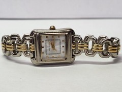 Anne Klein Silver Yellow Gold 2 Tone Analog Quartz Woman’s Wrist Watch 6.5″
