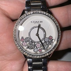 Coach Preston Tea Rose watch, model 14503775 No Box Untested