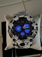 Activa X Invicta Digital Men’s Watch – 49mm. Camouflage. White (ACW8008-003) new