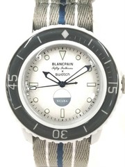 [A4N] Swatch x Blancpain Bioceramic Scuba Fifty Fathoms Pacific S035S100 [r9v]
