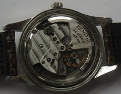 Zenith Automatic Bumper date mens wristwatch steel case screw cap