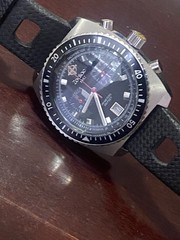 Zodiac Sea Dragon Watch ZO2240 Limited Edition Swiss Chronograph Rubber Strap