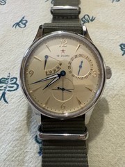 40mm Classic SEAGULL 1963 ST1780 Movement, Sapphire, Mechanical Champagne Dial