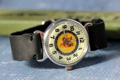 Soviet wrist watch RAKETA Laika Dog-astronaut cool watch from the former USSR