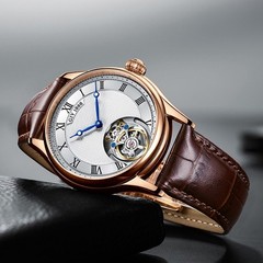 Aesop GIV Flying Tourbillon Mechanical Watch Mens Business Sapphire Watches T09