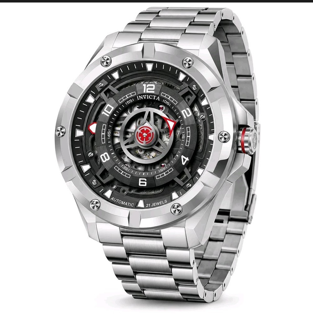 🔥NEW🔥 Invicta Racing Interpoint AUTOMATIC 43.5mm Stainless Steel Mens 70082