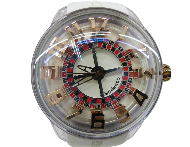 TY023003 White Quartz Tendence King Dome Clear Watch