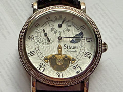 STAUER AUTOMATIC MOVEMENT MEN’S WATCH 19782 NEW /OLD STOCK