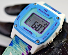 FREESTYLE Shark Blue 1981 Watch FS101039 Tie-dyed Tide Clip New Battery!