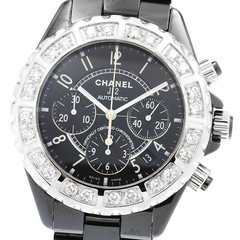 CHANEL J12 H1178 diamond bezel black ceramic black Dial Automatic Men’s_908457
