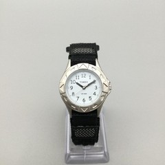 Timex Womens Watch 28mm White Dial Black Nylon Silver Tone T79051 New Battery