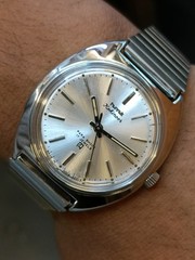 HMT KOHINOOR 17J WINDING SILVER DIAL 0231 INDIA MEN’S WORKING CONDITION
