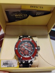 Invicta Subaqua Stainless Steel With Wood Inlay Model 27906