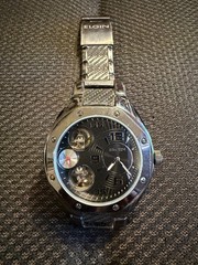 Elgin Skeleton Open-Heart FG2014S 032 pre-owned carbon fiber