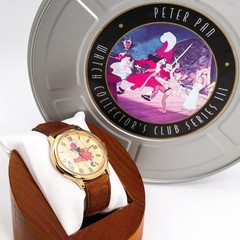 Disney Peter Pan Watch Badge Collectible Used Working Condition