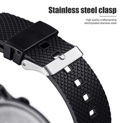 Men’s Digital Sports Watch Military Tactical LED Backlight Wristwatch Waterproof