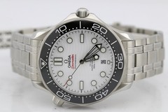 Omega Seamaster Diver 300 M Steel White Dial 42mm Watch 210.30.42.20.04.001