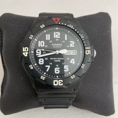 Casio MRW200H Analog Men’s Watch Black 100m WR Day and Date Neo Display