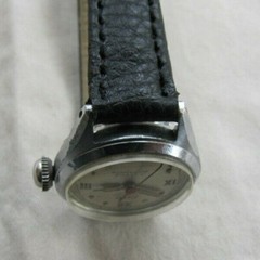 ESKA VINT SCREWBACK WP AS 1180 17J MAN WIND BEAUTIFUL 2 TONE ROMAN DIAL WOMENS