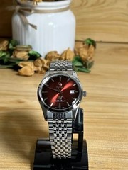 Rado Golden Horse Red Dial Automatic Wristwatch Luxury Timepiece