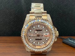 Parker Philip Automatic Stainless Steel Diamond Watch (Rose Gold) PP6975A-3
