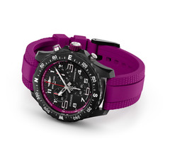 New Breitling X83310 Endurance Pro Chrono 38 mm Purple Rubber Quartz Wrist Watch