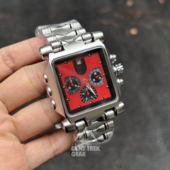 Rectangular Y2K Watch Men’s Watch Quartz Chronograph Futuristic Design