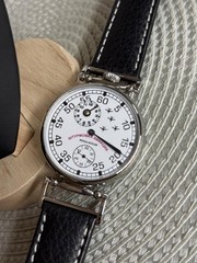 Regulator Watch Mechanical Wrist Russian Attack Aviation Men Pilot Fight Molniya