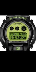 CASIO G-SHOCK DW-6900RCS-1JF CRAZY COLORS 2024 Digital Watch Black x Green 50mm