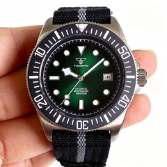Tandorio 42mm Titanium 20ATM Sapphire Glass Japan NH35A PT5000 Men’s Watch Lume