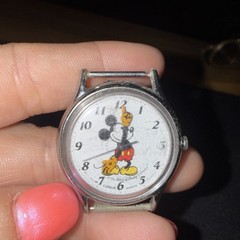 Vintage MCM 1970s Mickey Mouse Watch Disney Lotus Repair Or Parts