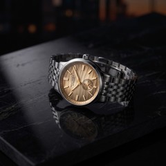 Seagull Natural Series Automatic Mechanical Watch 6180 Polaris Wave Dial 40mm