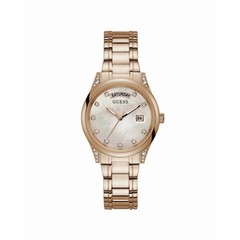 GUESS Aura Ladies Watch GW0047L2 Stainless Steel Pink 32mm Quartz