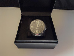 JBW J6372B Men’s Watch Genuine Leather Strap/ Diamonds