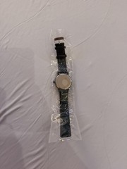 New YAZOLE Men’s Black Analog Quartz Wrist Watch Faux Leather Band Casual Dress