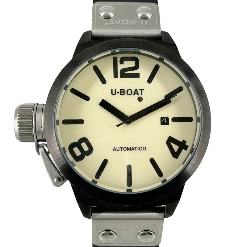 U-BOAT U-5365 Classico Automatic Ivory-toned Lefty 10 ATM Water Resistant