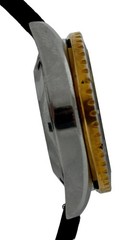 Heuer (Pre-Tag) 37mm Men’s 1000 Series Black Swiss Two Tone Watch- Ref: 980.020!