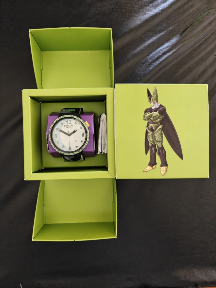 Swatch Dragon Ball Z CELL Watch Limited Edition Akira Toriyama
