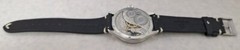 Elgin 12s Pocket Marriage Watch Conversion 44mm SS Wrist Watch 1917 Movement