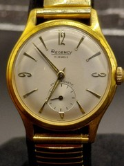 Vintage Regency 15 Jewel Manual Wind Watch Antimagnetic Sub Seconds Working
