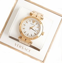 Versace Men’s Watch VE2G00521 Aion Chrono IP-Gold SWISS MADE Sapphire New