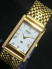 Vintage Seiko Slim Quartz Men’s Wrist Watch – Comes With New Battery, New Band