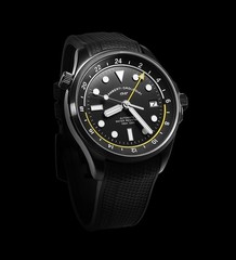 LAMBERTI WATCHES Ref. 23925NN DOUBLE GMT. Automatic, sapphire, 100mt