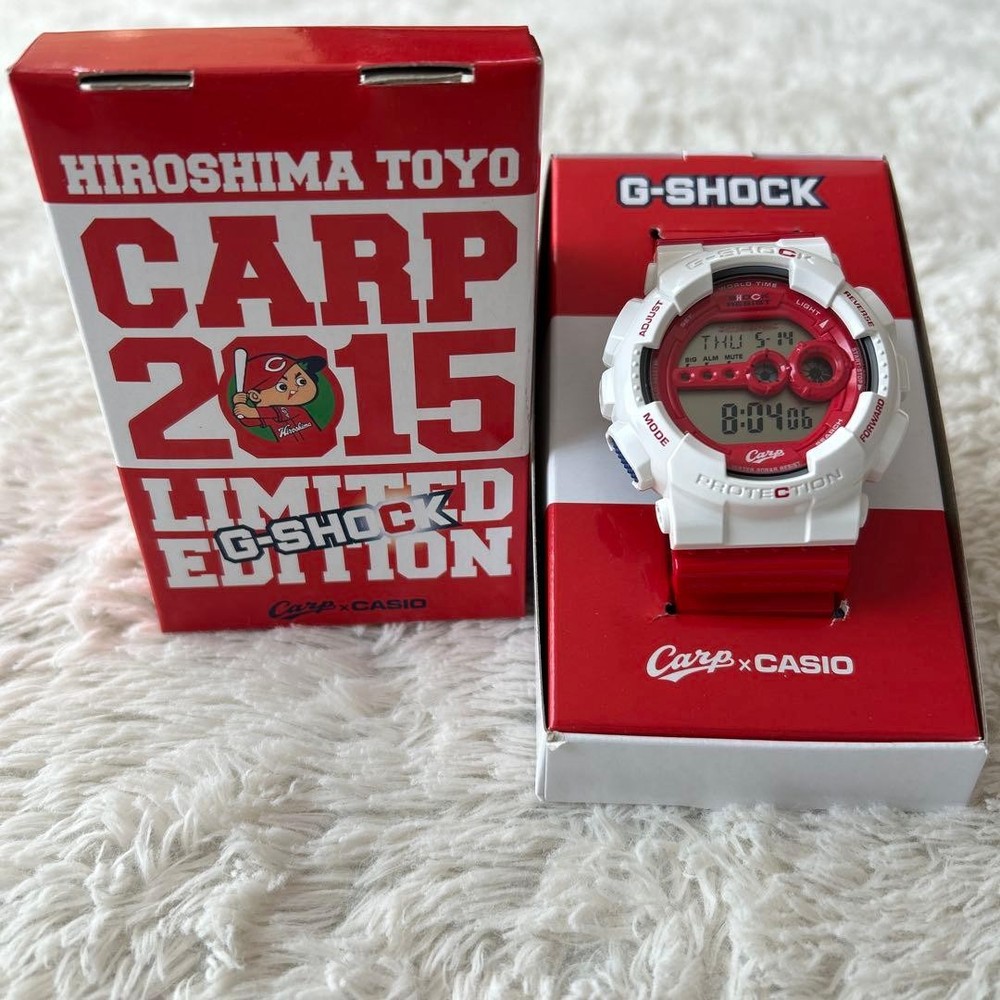 Casio G-SHOCK CARP 2015 Limited Model Authentic Used Hiroshima Carp Watch