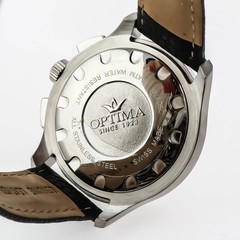 Optima – Swiss Chronograph – OSC376-SL-1 Swiss Ronda Quartz 44.15mm OSC376 50 m