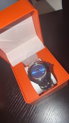 Oakley Blade Watch Blue Dial Vintage Stainless Steel 2000s Avantgarde Y2K Rare
