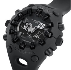 Casio G-Shock GA-V01 SERIES Analog & Digital Matte Black Resin Strap GAV01-1A